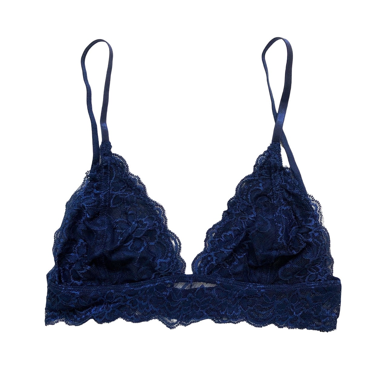Women's Fishnet Lace Bralette - Auden™ Blue M