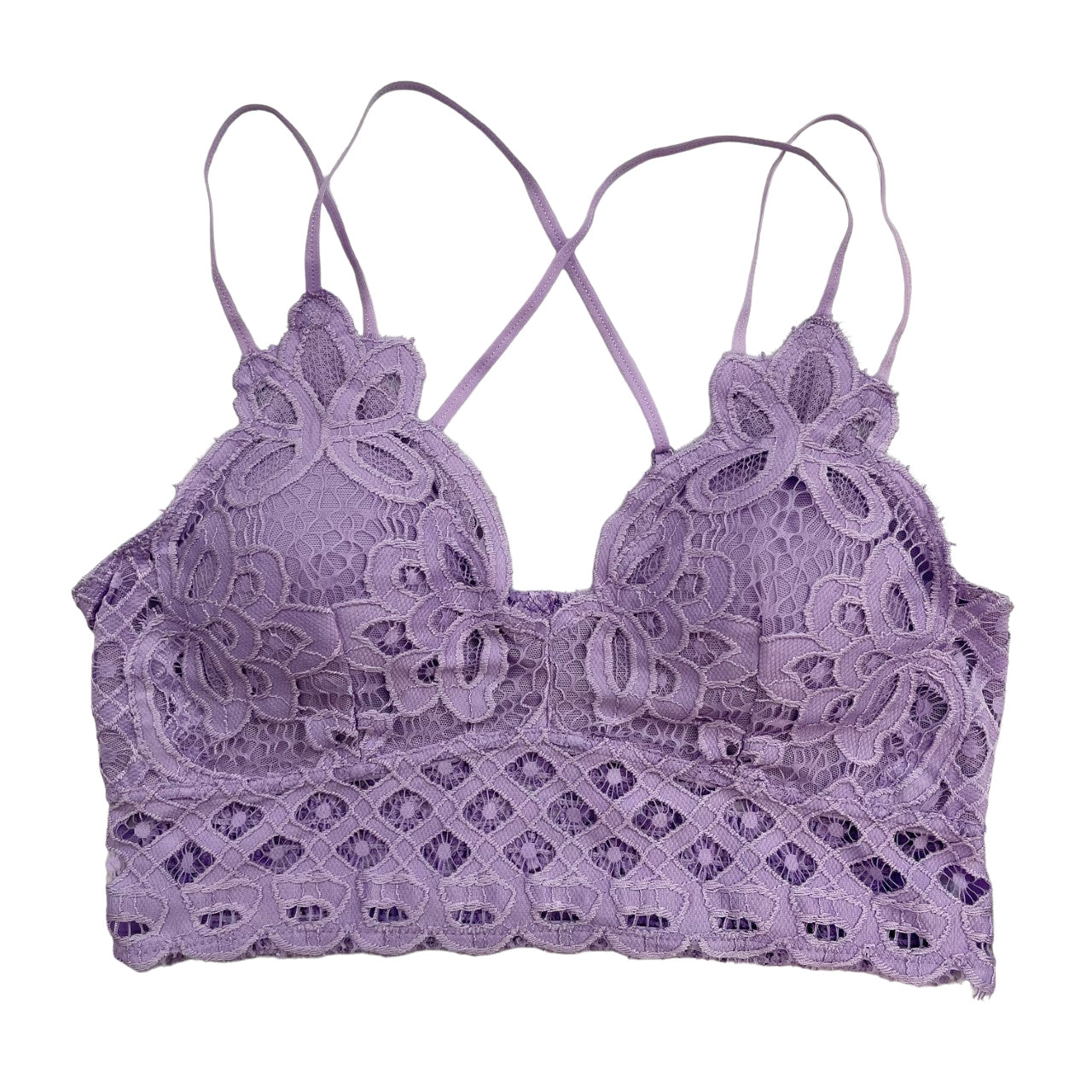 Lavender Crochet Bralette